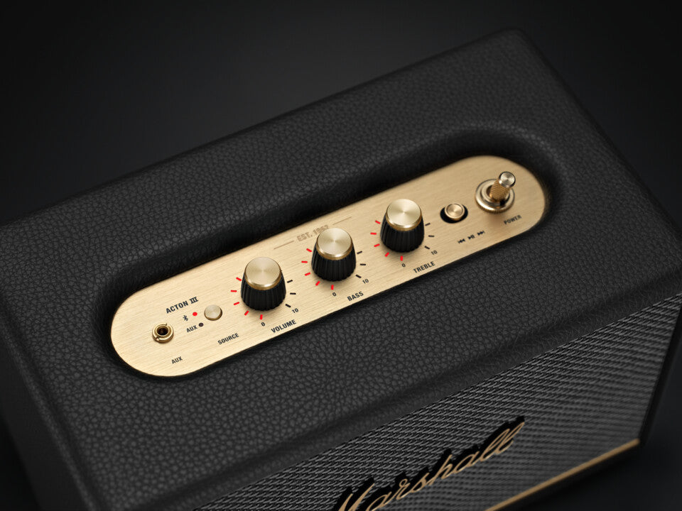 MARSHALL ACTON III BK BT AUX SPEAKER - Stax