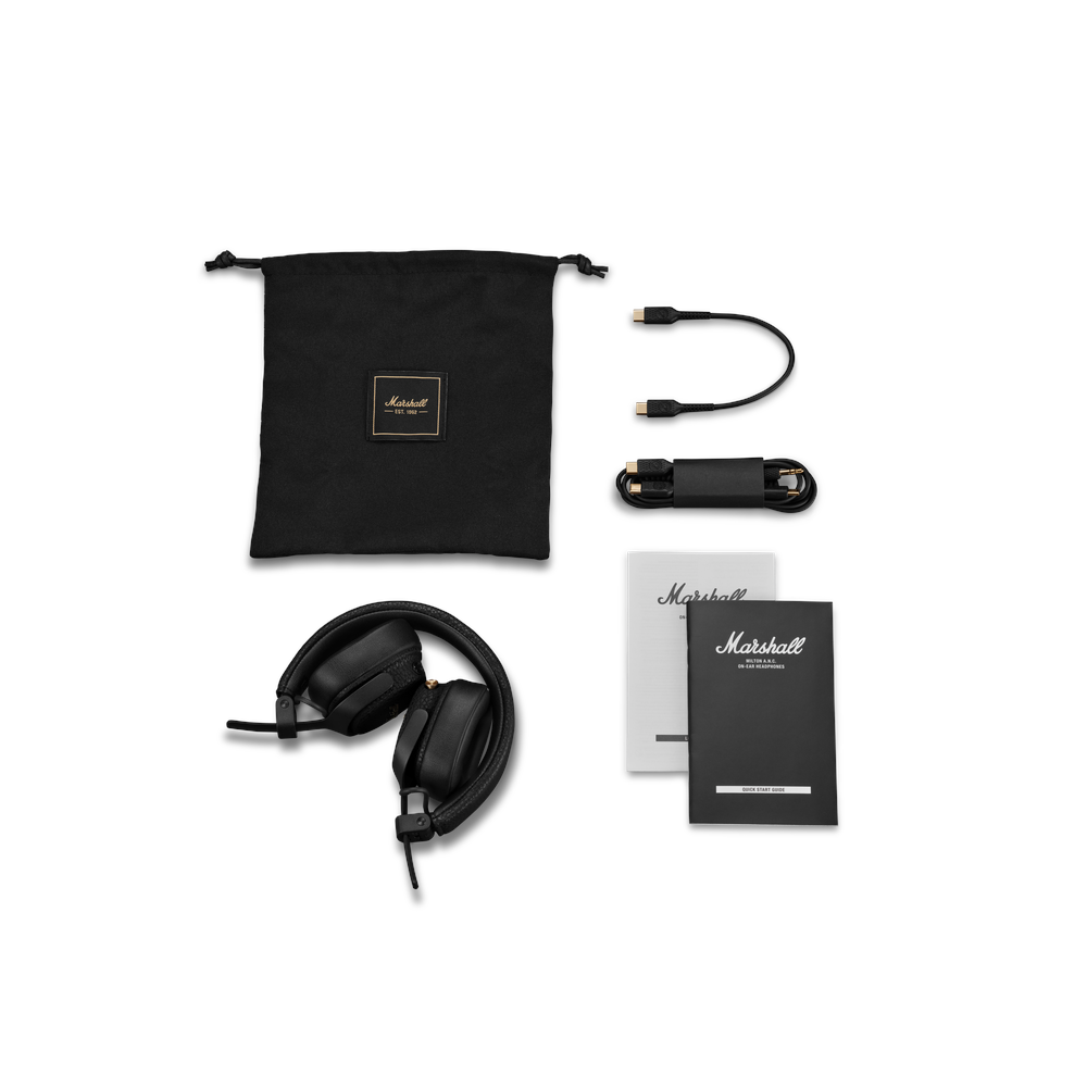 Marshall MILTON ANC BT On Ear Headphone - Black