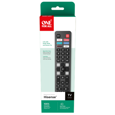 One For All URC4916 Hisense TV Remote