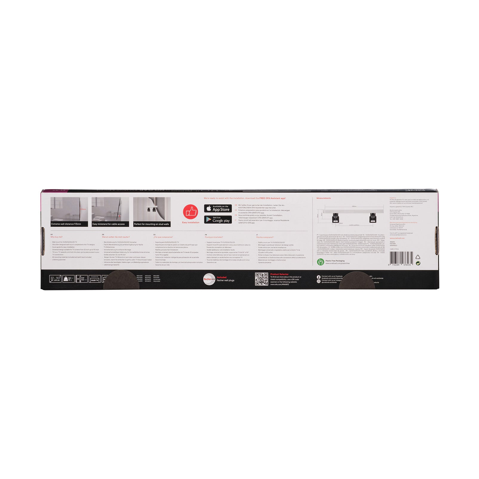 One For All WM6812 Ultra Slim No Gap